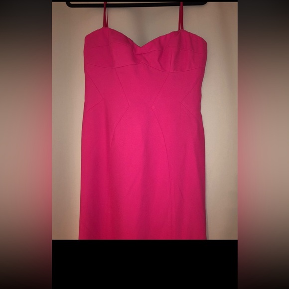 BCBG Hot Pink Barbie Dress - Picture 3 of 4